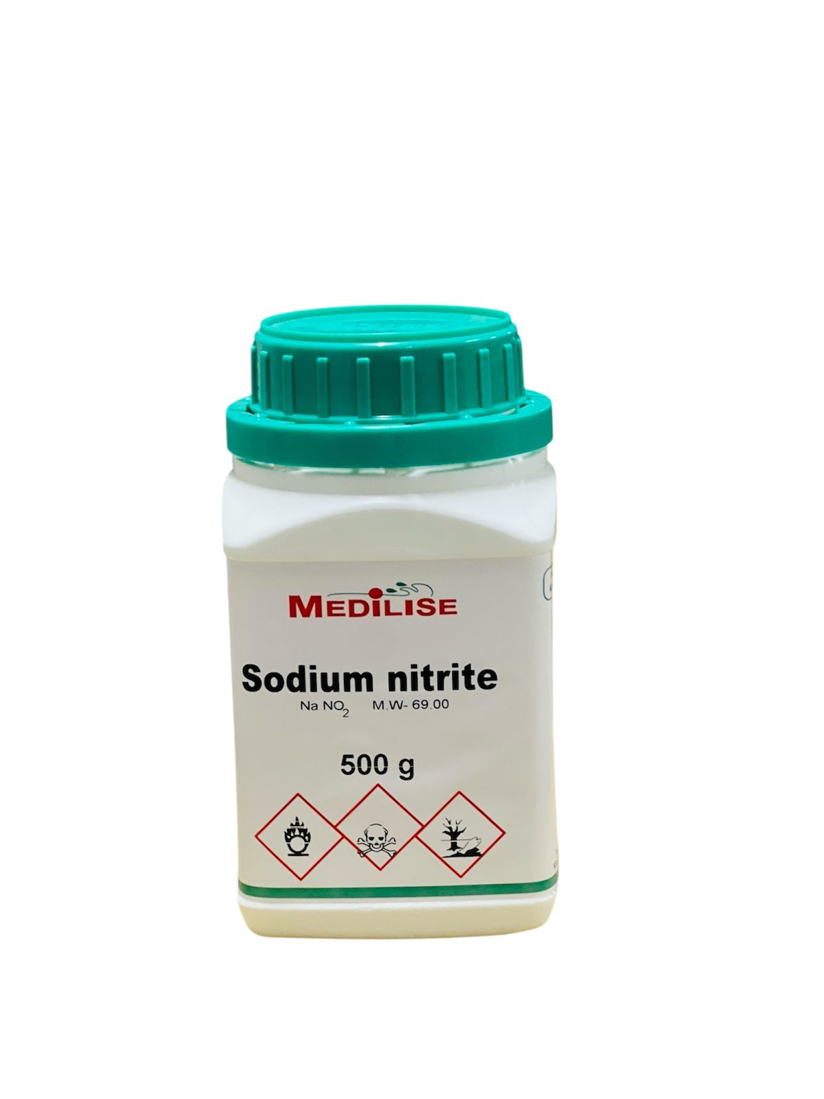 SODIUM NITRITE AR 98% NaNO2=68.99 CAS NO.-7632-00-0